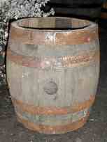 small barrel planter