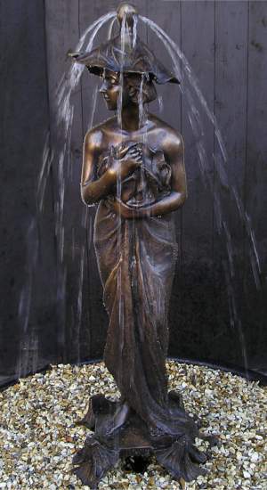 Bronze Lady with Hat