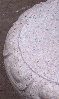 polished granite top