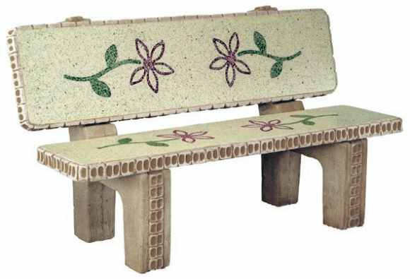 Romantica garden bench
