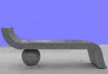 Contemporary Granite Bench