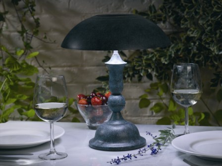 Aluminium Solar Table Lamp
