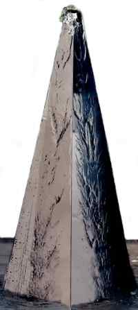 Stainless steel pyramid