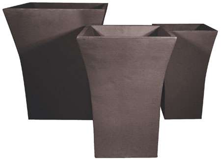 Westminister Planters with flared square design