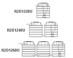2000 litre tank system range