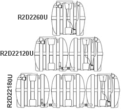 6000 litre tank system range