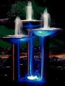 blue light on stainless feature