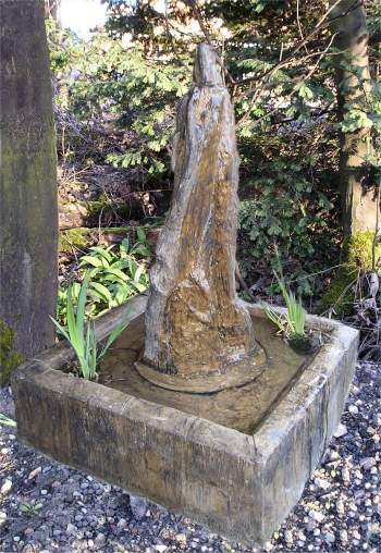 Monolith Log on Sleeper Base