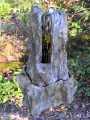 tree stump water feature